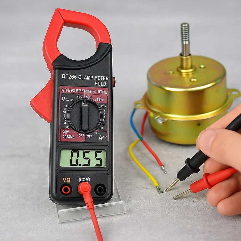 VoltMax™ DT266 DC AC Current Voltage Clamp Meter Digital Multimeter